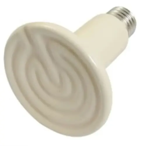 100 Watt Ceramic Heat Emitter Bulb No Light for Poultry Coops and Small Animal Enclosures - The Chook Barn