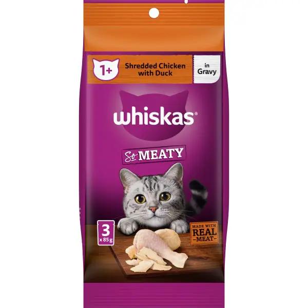 Whiskas Ohsomty With Shded Chicken&Duck Flavour (x3)X12 | Premium Pet by Pet One
