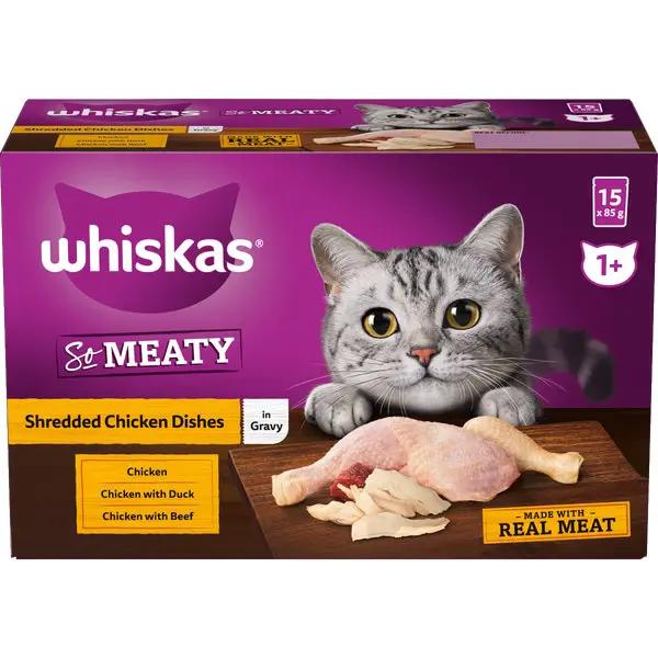 Whiskas Ohsomty Meat Cuts In Gravy Mvms (x15)X5 | by Pet One