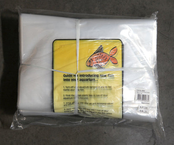Aqua One Fish Bag Large (52 X 31 cm) 100/Bundle - The Chook Barn