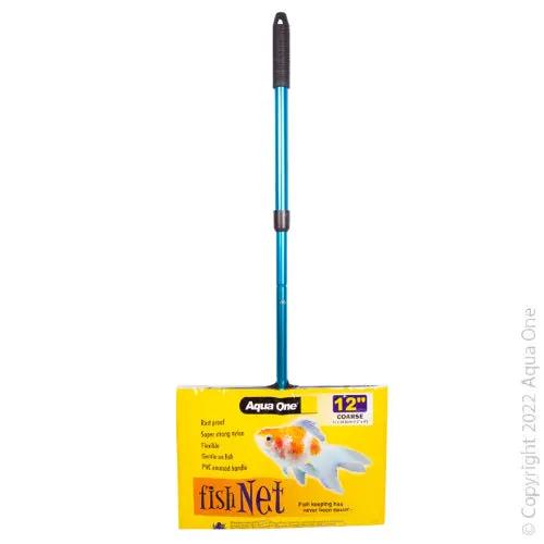 Aqua One Fish Net - Alu. Handle 12 Inch 30X20cm W by Pet One