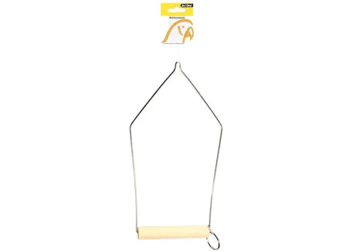 Avi One Bird Toy - Triangle Swing W Perch L 28X12Cm by Pet One