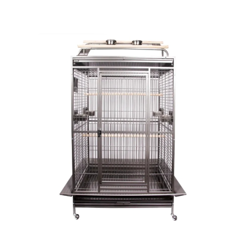 Avi One Parrot Cage H Duty W Play Pen 26Mm 101X76X190Cm Sv Bk - The Chook Barn