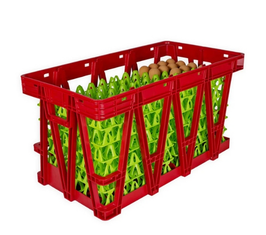 Egg Tray Transport Crate - The Chook Barn