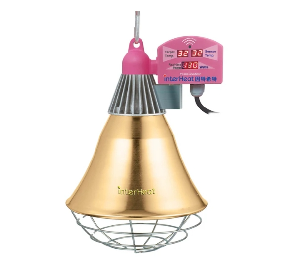 Heat Lamp Heavy Duty Small with Thermostat and Remote - The Chook Barn