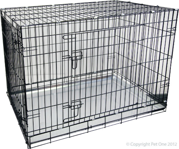 Pet One Collapsible Cage - D42 (Dog) 107L X 70W X 75Cm H - The Chook Barn
