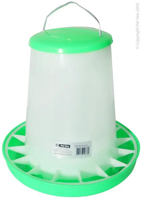 Poultry Gravity Feeder 5.5kg Large Capacity 30.5cm Diameter 28.5cm Height by Pet One