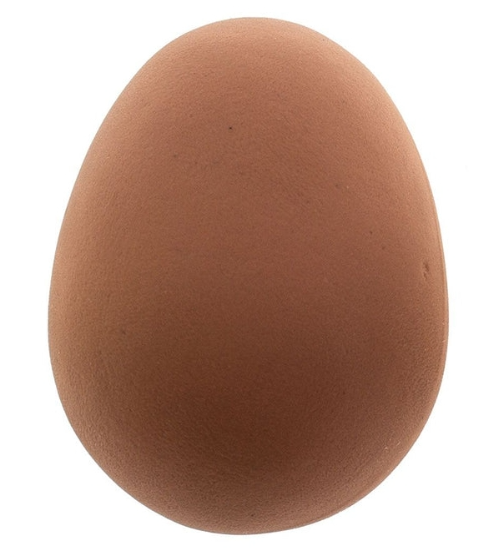 Solid Rubber Nest Eggs Brown 2 pack - The Chook Barn