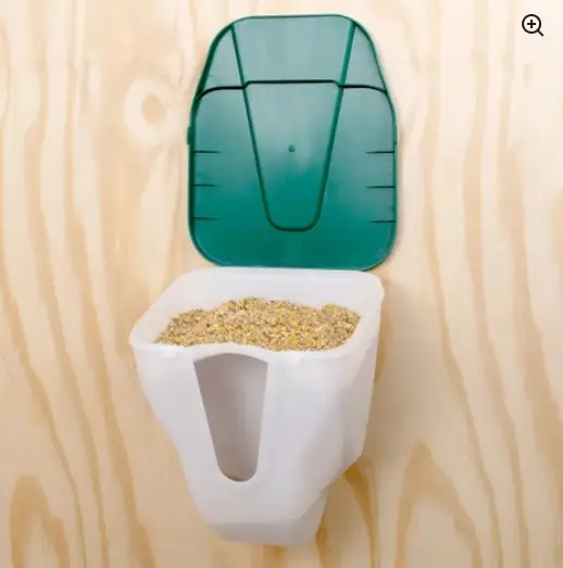 V Drinker / Feeder 2.5kg Wall Mounted by The Chook Barn