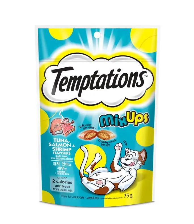 Whiskas Temptations - Mixups Chicken; Catnip & Cheddar Flavours 85G by Pet One