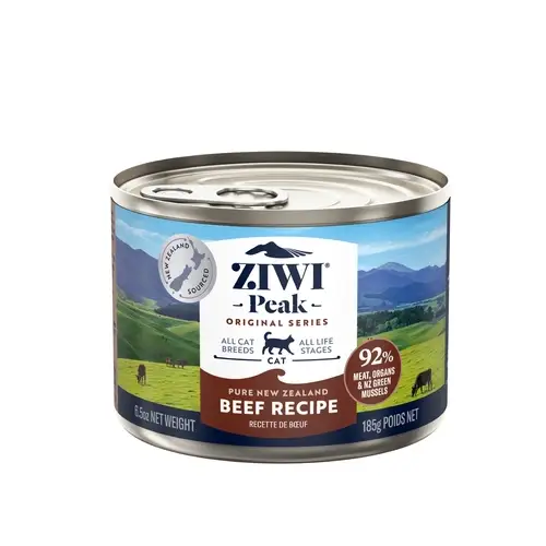 Ziwi Peak Canned Beef Cat Food 185G (12/Tray by Pet One