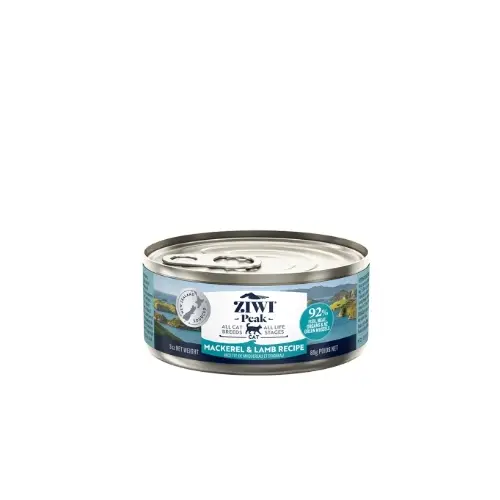 Ziwi Peak Canned Mackerel and Lamb Cat Food 85G (24/Tray) by Pet One