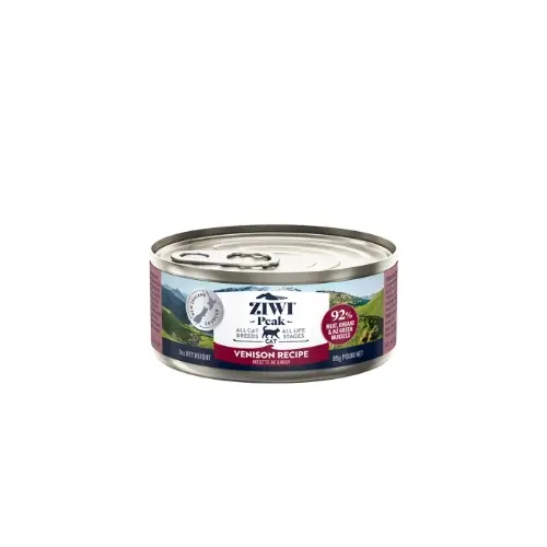Ziwi Peak Canned Venison Cat Food 85G (24/Tray) by Pet One