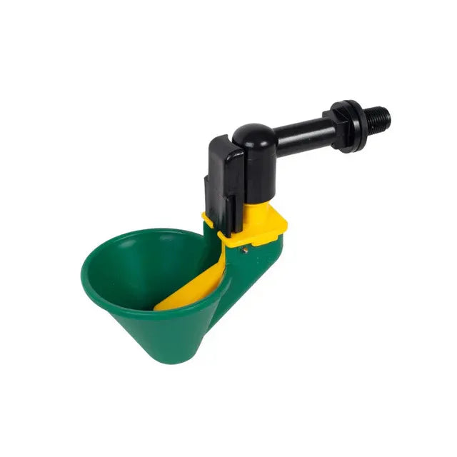 Mini Cup Drinker with Elbow - The Chook Barn