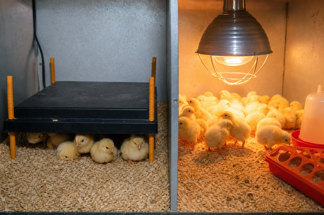 Heat Plate vs Heat Lamp: Which is Safer for Your Chicks?