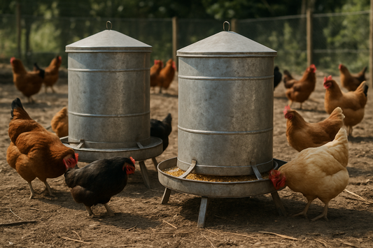 Heavy Duty Chicken Feeders: Built to Last for Large Flocks