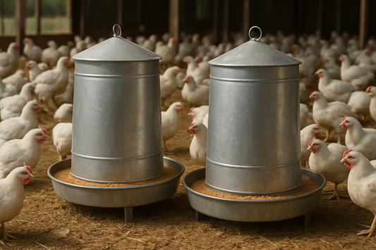 High Capacity Poultry Feeders for Large Flocks