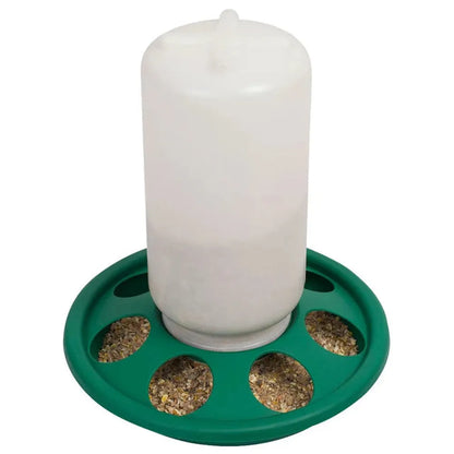 Jar Feeder 1KG 7 hole for chicks & quails - The Chook Barn
