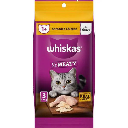 Whiskas Ohsomty With Shded Chicken Flavour (x3)X12 | Premium Pet Suppl by Pet One