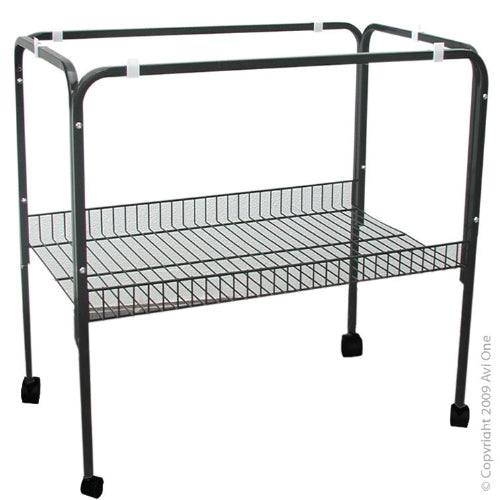 Avi One Bird Cage Stand For 311 Series With Wheels And Storage Basket