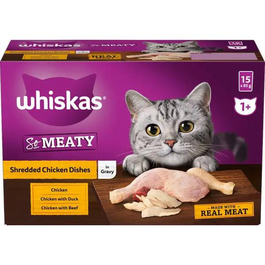 Whiskas Ohsomty Meat Cuts In Gravy Mvms (x15)X5 | by Pet One