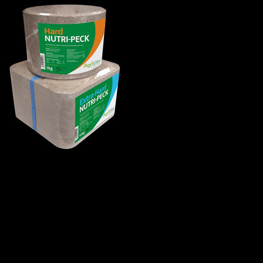 Agrivite Nutri-Peck Extra Hard Poultry Pecking Block 10kg - The Chook Barn