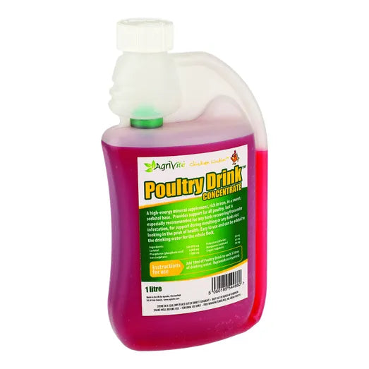 Agrivite Poultry Drink 500ml - The Chook Barn