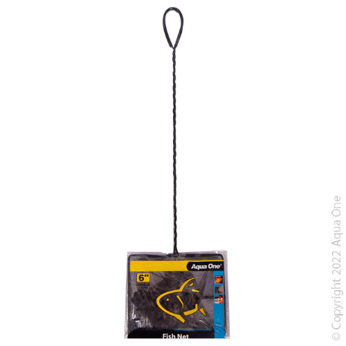 Aqua One Fish Net - Long Handle 6 Inch Coarse - The Chook Barn