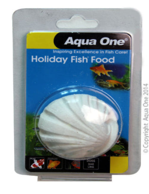 Aqua One Holiday Fish Food Block 40G - The Chook Barn