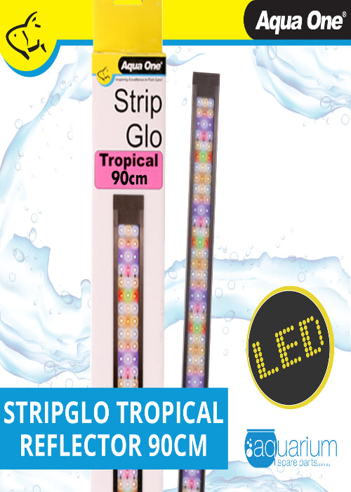 Aqua One Stripglo Tropical Led Reflector 90cm 29.5w - The Chook Barn