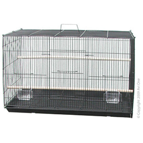 Avi One 311 Flight Cage 76x40.5x45cm With Perches And Feeder - The Chook Barn
