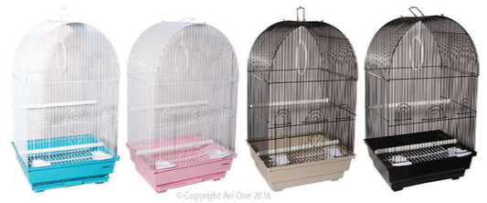 Avi One Arch Top Bird Cage 34x26.5x51cm Easy Assembly Seed Catcher Small - The Chook Barn