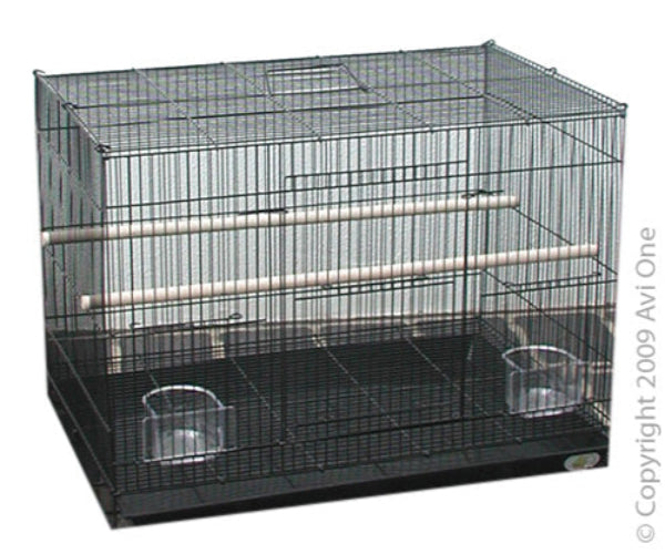 Avi One Bird Cage 211 60x40.5x43cm Spacious Durable Perches And Feeder - The Chook Barn