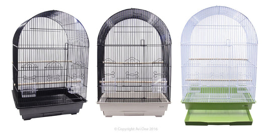 Avi One Bird Cage 450 Arch Top 46x36x56cm Easy to Assemble with Perches - The Chook Barn