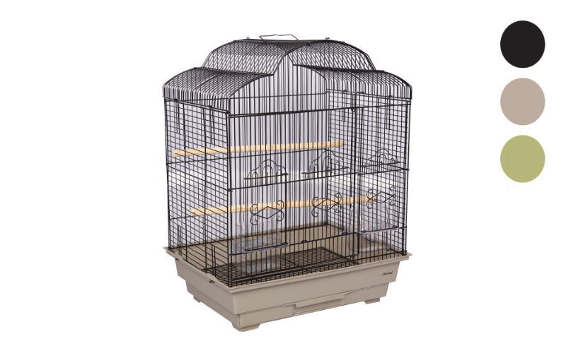 Avi One Bird Cage 450 Fancy Arch Top 46x36x56cm With Removable Trays - The Chook Barn