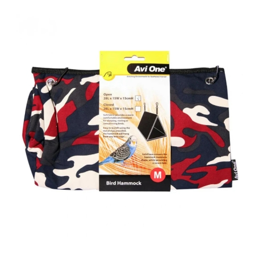 Avi One Bird Hammock-Closed (M) 28L X 15W X 15Cm H - The Chook Barn