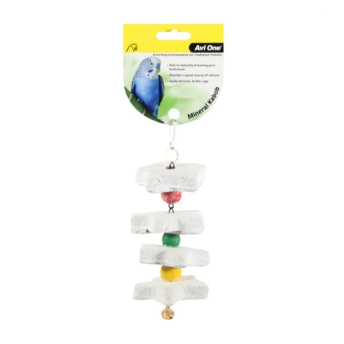 Avi One Bird Toy - Mineral Star Kabob 18X5.5Cm - The Chook Barn