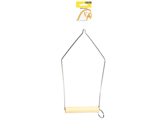 Avi One Bird Toy - Triangle Swing W Perch L 28X12Cm - The Chook Barn