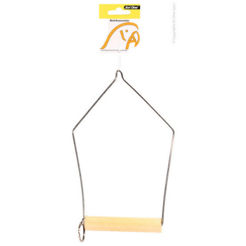 Avi One Bird Toy - Triangle Swing W Perch S 21X10.5Cm - The Chook Barn