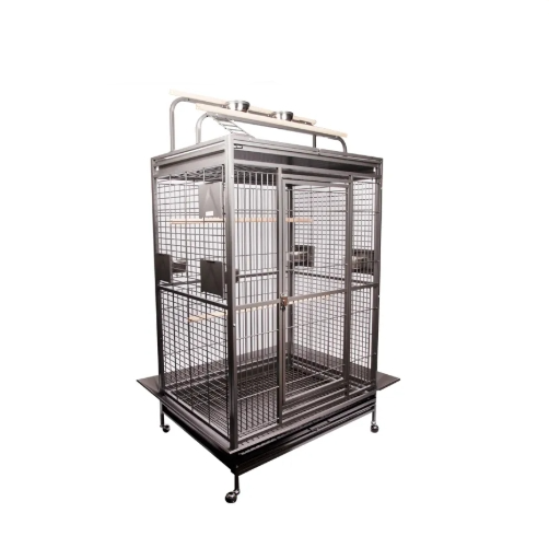 Avi One Parrot Cage H Duty W Play Pen 26Mm 101X76X190Cm Sv Bk - The Chook Barn