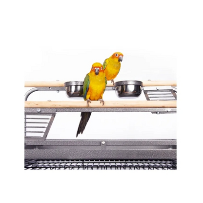 Avi One Parrot Cage H Duty W Play Pen 26Mm 101X76X190Cm Sv Bk - The Chook Barn