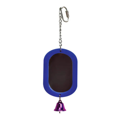 Avi One Parrot Toy - Acrylic Oval Mirror - The Chook Barn