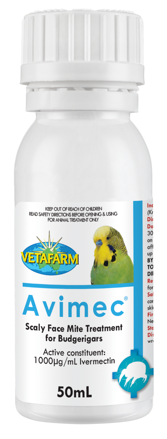 Topflite Vetafarm Avimec (scaley face mite treatment) by Topflite LTD