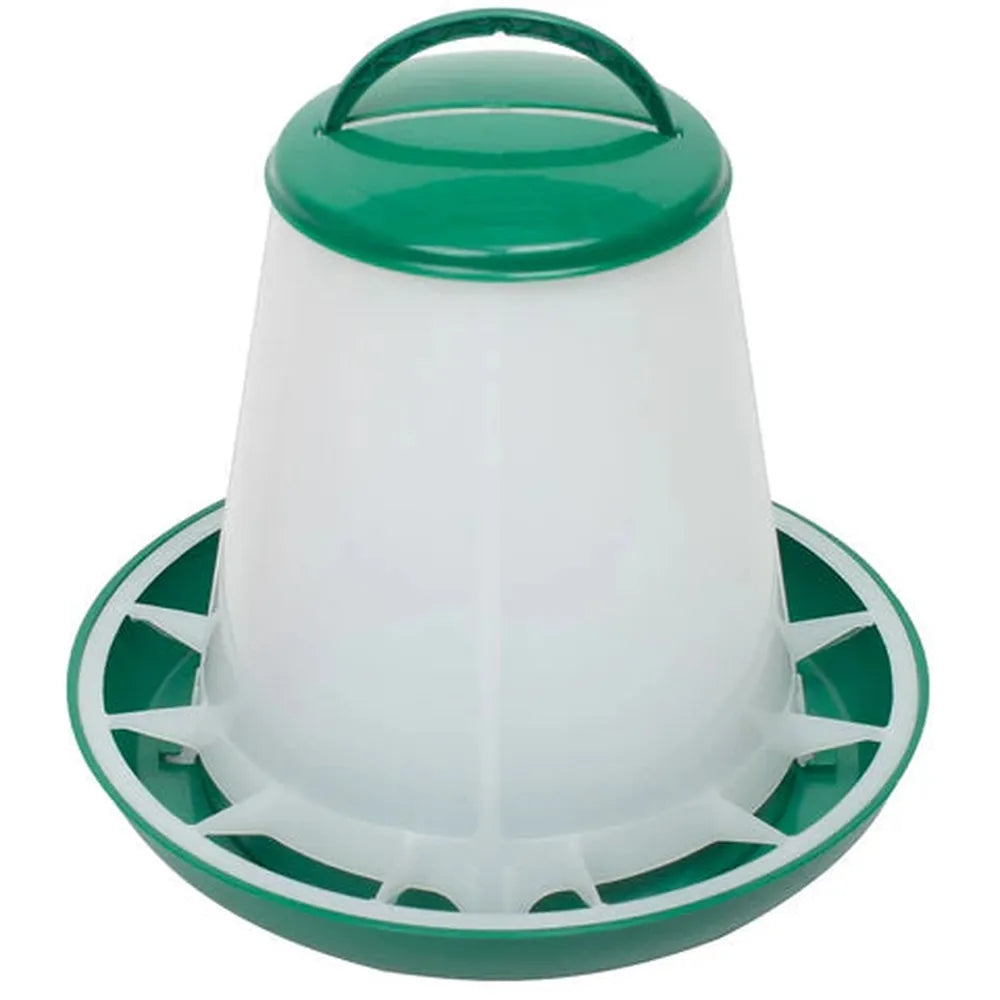 Chicks Feeder 1kg with Handle & Cover - The Chook Barn