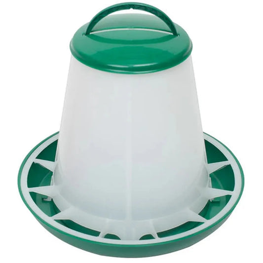 Chicks Feeder 1kg with Handle & Cover - The Chook Barn