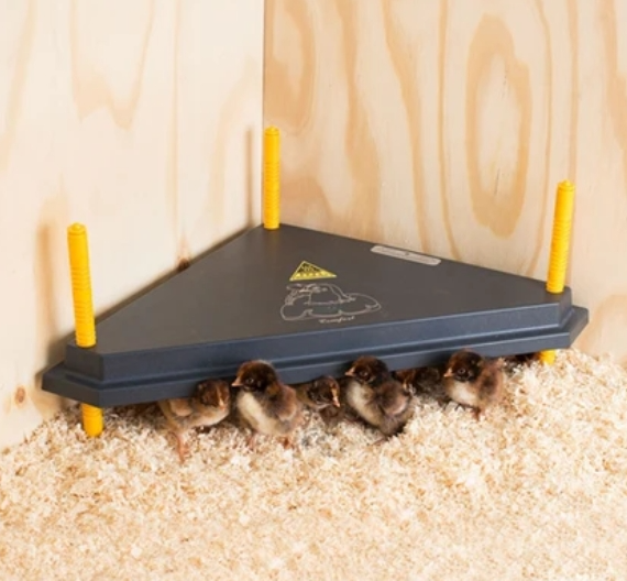 Comfort Chicks Heat Plate 40 x 40cm Triangle - The Chook Barn