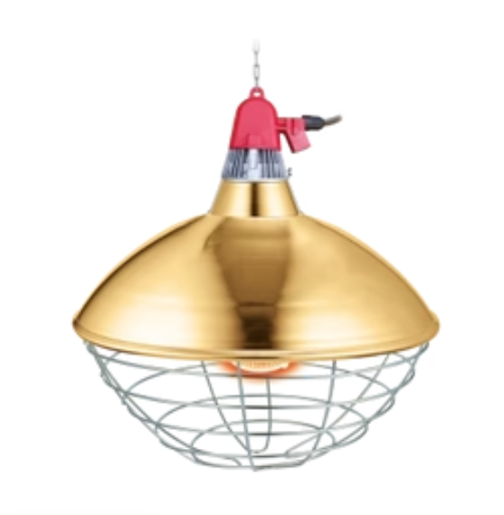 Heat Lamp Carbon Fibre Heavy Duty Extra Large - The Chook Barn