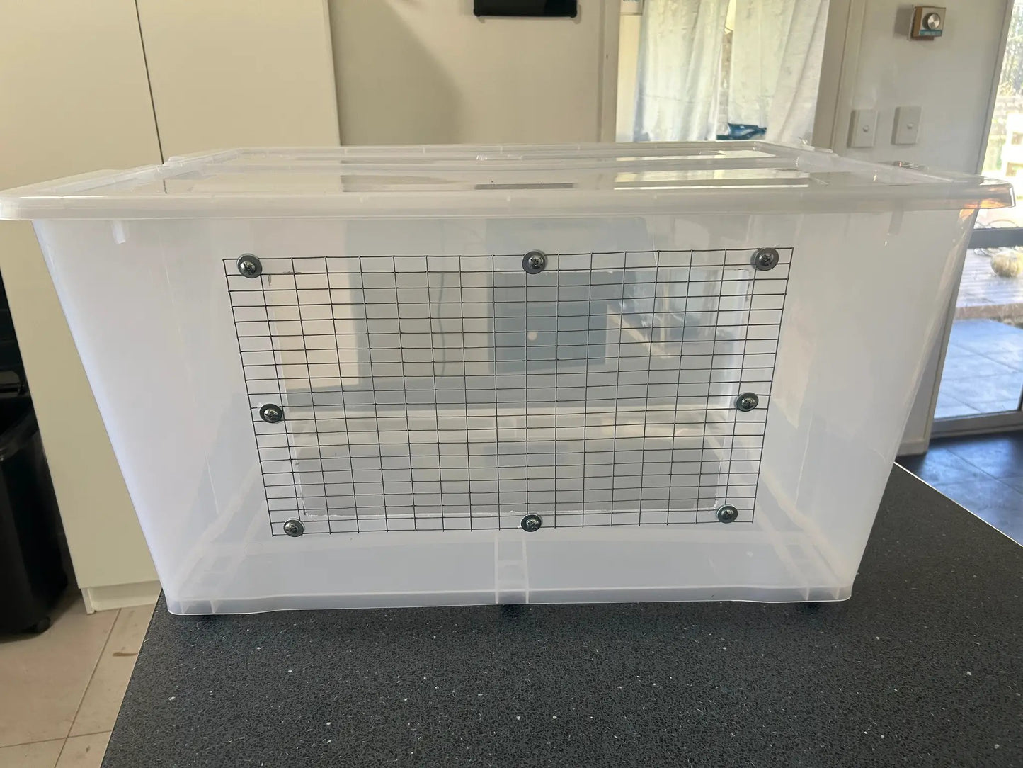 Poultry Transport Crate with Wheels & Ventilation Window – 90 x 60 x 50 cm by The Chook Barn