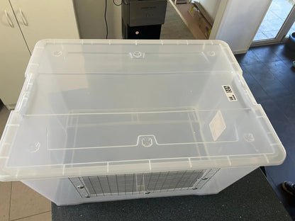 Poultry Transport Crate with Wheels & Ventilation Window – 90 x 60 x 50 cm by The Chook Barn