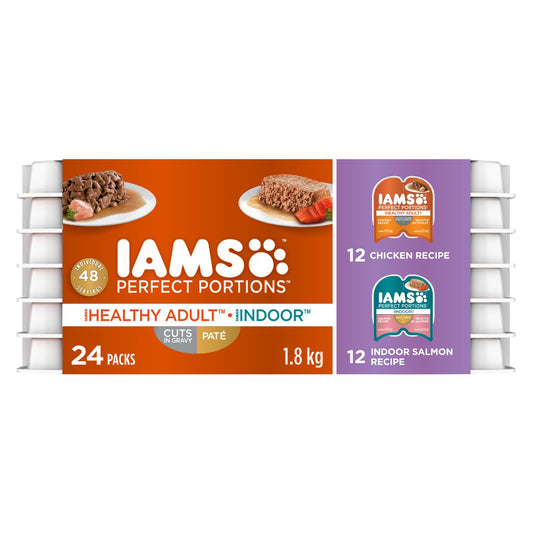 Iams Cat Perfect Portion Healthy Adult Chicken Cig 75G 24/Case - The Chook Barn